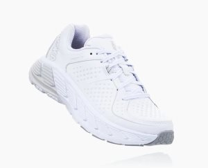 Hoka One One Women's Gaviota Leather Running Shoes White - AU QLTZ